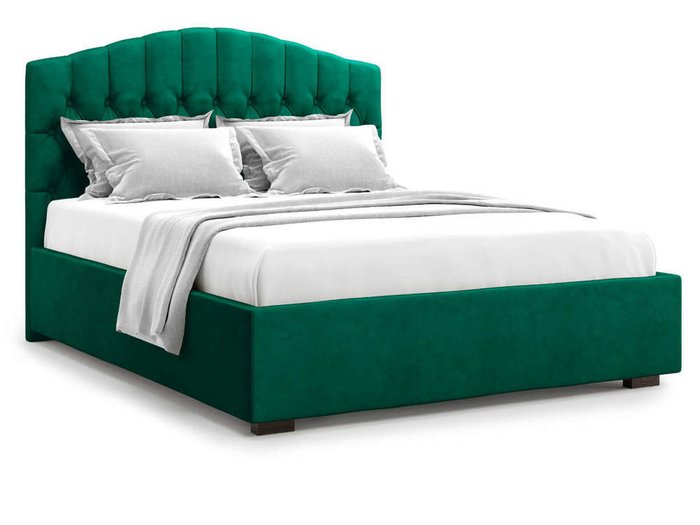 Кровать Lugano без подъемного механизма 160х200 зеленого цвета - купить Кровати для спальни по цене 38000.0