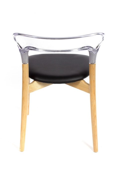 Стул Christoff c прозрачной спинкой - лучшие Обеденные стулья в INMYROOM