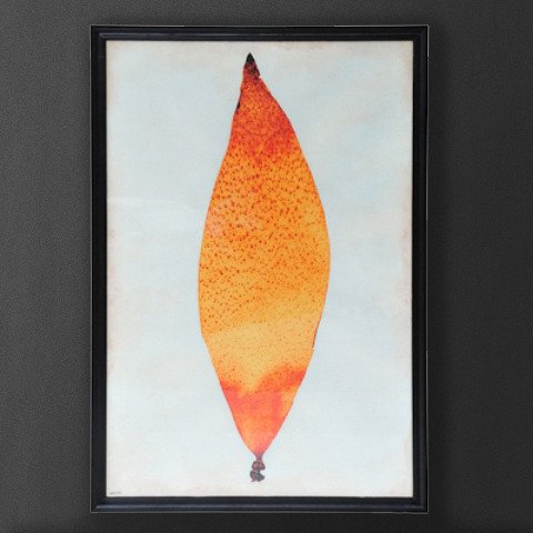   Постер "лист оранжевый"