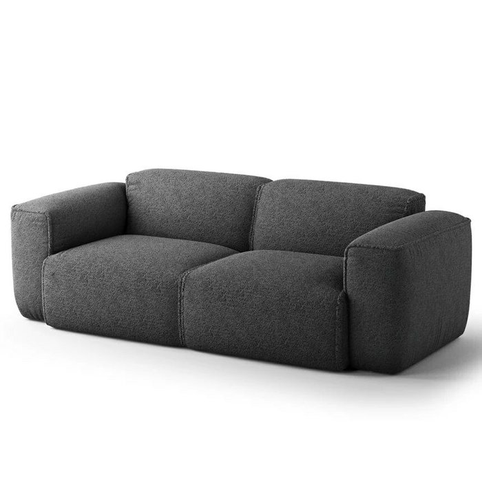 Диван прямой Blum Boucle темно-серого цвета - купить Прямые диваны по цене 79990.0 Диван прямой Blum Boucle темно-серого цвета - купить Прямые диваны по цене 79990.0