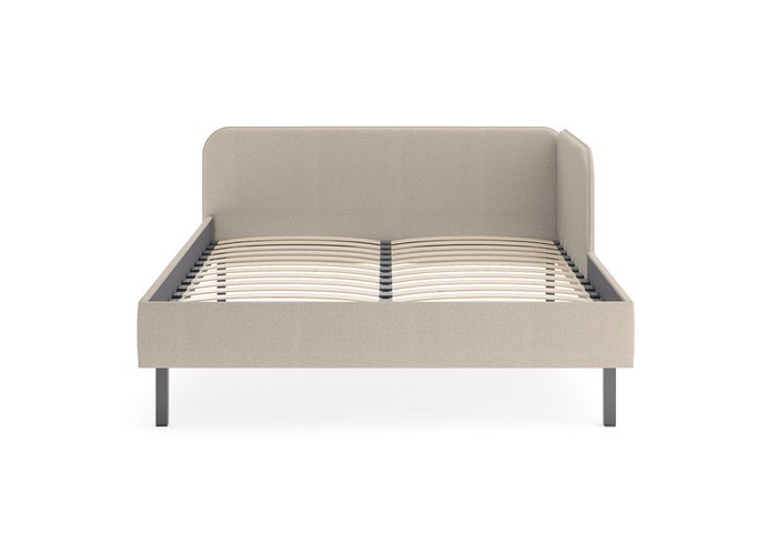 Кровать Julia 140х200 серого цвета без основания - купить Кровати для спальни по цене 12400.0