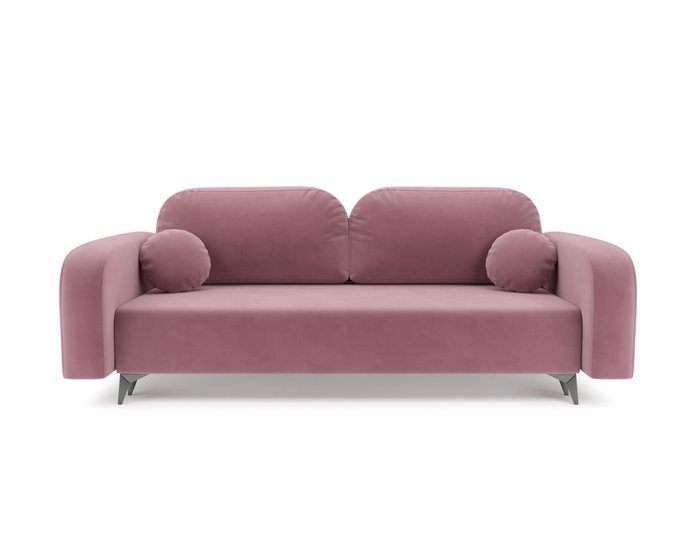 Прямой диван-кровать Цюрих пудрового цвета - купить Прямые диваны по цене 40690.0