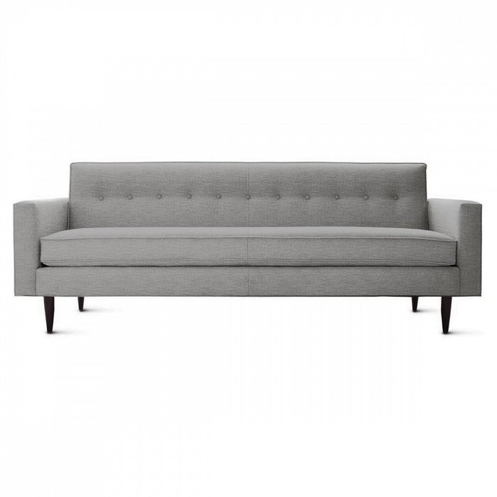 Диван Bantam Sofa с обивкой серого цвета