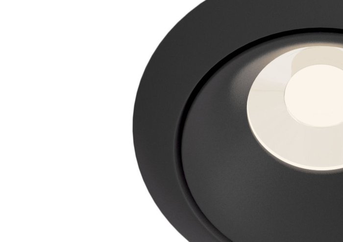 Встраиваемый светильник Yin черного цвета - купить Встраиваемые споты по цене 1180.0