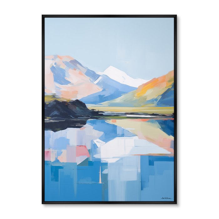Репродукция картины Landscape collection, The Reflection, No 1, 2024г.