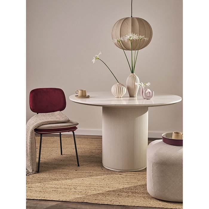 Обеденный стол Loun белого цвета - лучшие Обеденные столы в INMYROOM