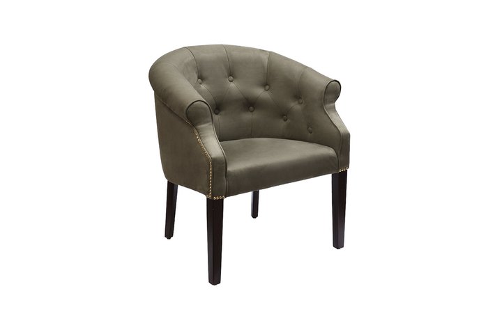 Кресло Buono серо-оливкового цвета  - купить Интерьерные кресла по цене 64000.0