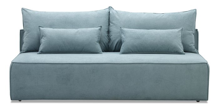 Диван-кровать Вейфа голубого цвета - купить Прямые диваны по цене 52100.0
