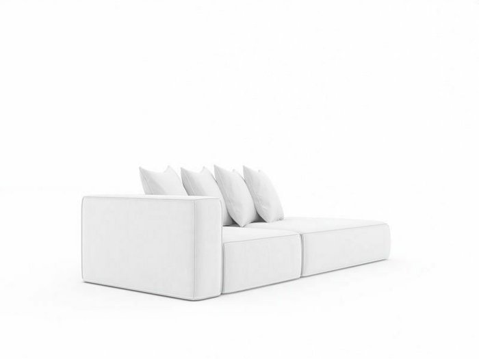 Угловой диван-кровать Норман 260 светло-серого цвета - лучшие Угловые диваны в INMYROOM