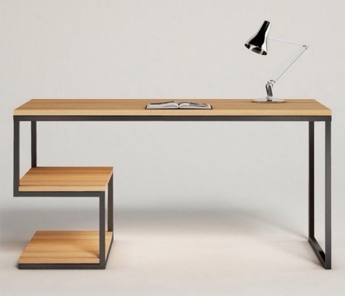 Рабочий стол Бристоль черно-коричневого цвета - лучшие Письменные столы в INMYROOM