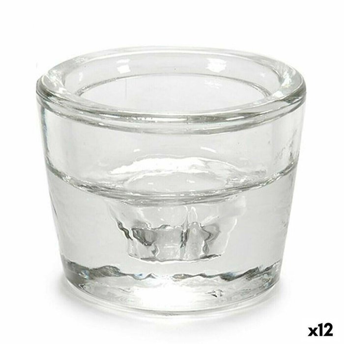 Подсвечник Прозрачный Cтекло 6 x 4,3 x 6 cm (12 штук)