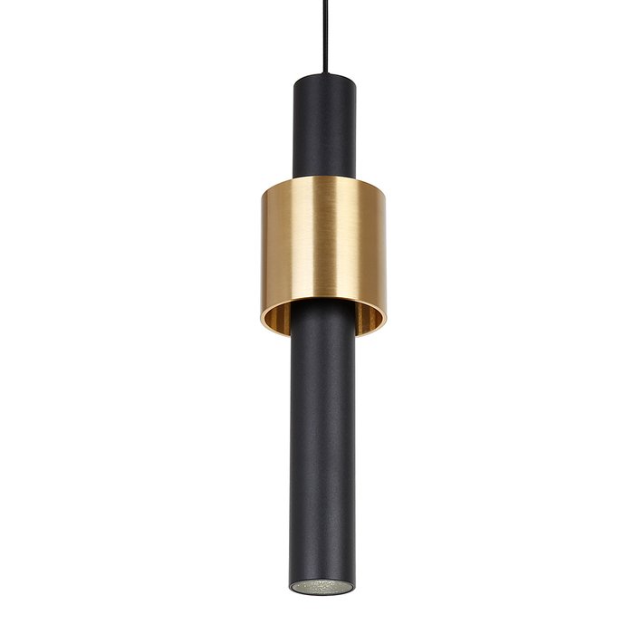 Потолочный светильник  Барлетта черно-золотого цвета - купить Подвесные светильники по цене 4890.0