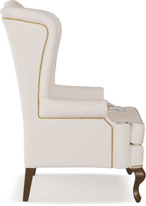 Кресло английское Биг Бен Cream с ушками - лучшие Интерьерные кресла в INMYROOM
