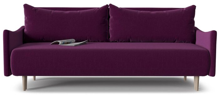 Диван-кровать Mille Smail фиолетового цвета - купить Прямые диваны по цене 30517.0