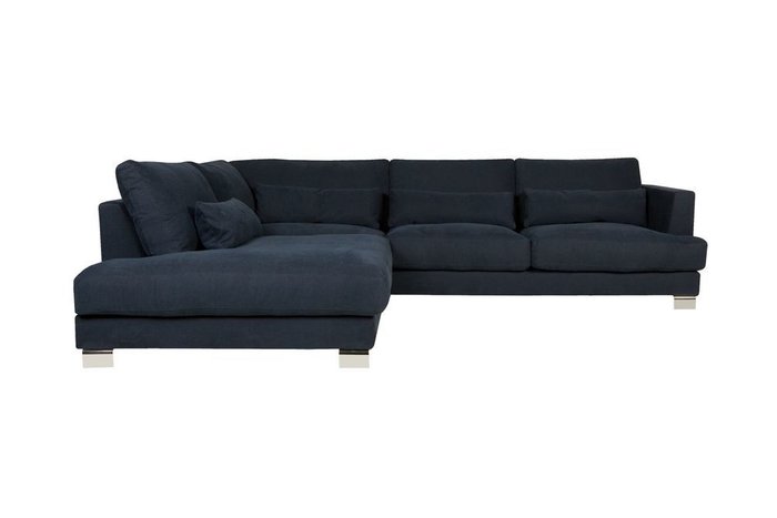 Угловой диван Brandon черного цвета