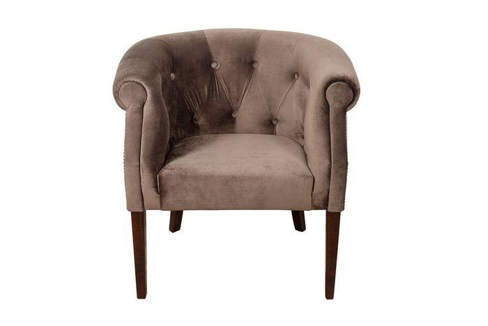 Кресло коричневого цвета - купить Интерьерные кресла по цене 31980.0