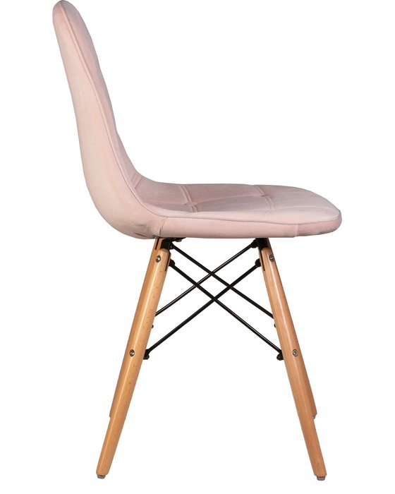 Стул обеденный Bennet пудрово-розового цвета - лучшие Обеденные стулья в INMYROOM