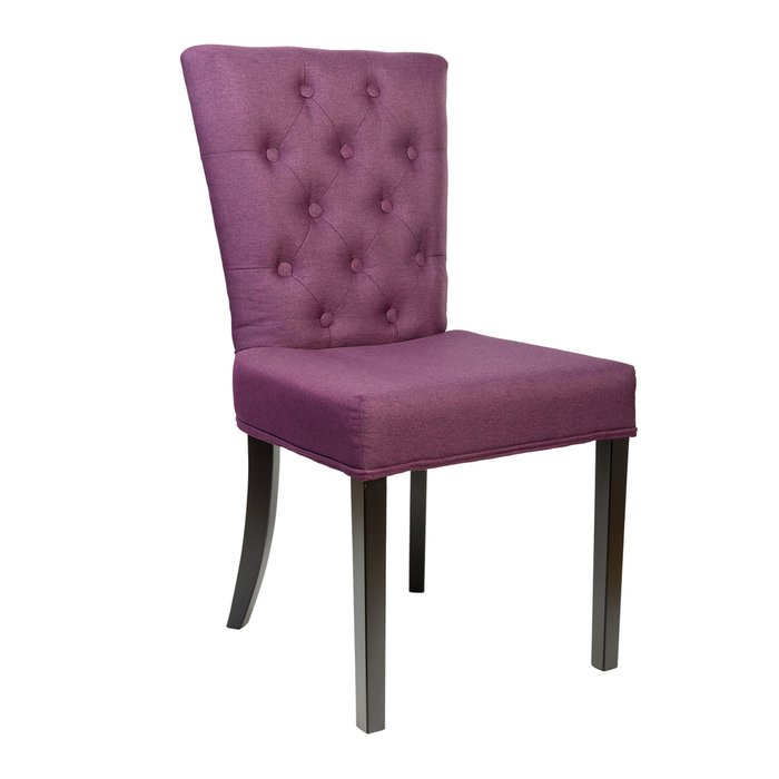 Стул с мягкой обивкой Grace лилового цвета - купить Обеденные стулья по цене 19000.0