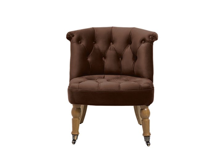 Кресло Visconte темно-коричневого цвета - купить Интерьерные кресла по цене 34290.0