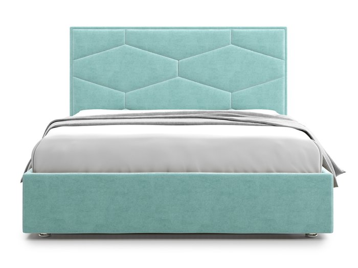 Кровать Premium Milana 4 160х200 бирюзового цвета с подъемным механизмом - купить Кровати для спальни по цене 73400.0