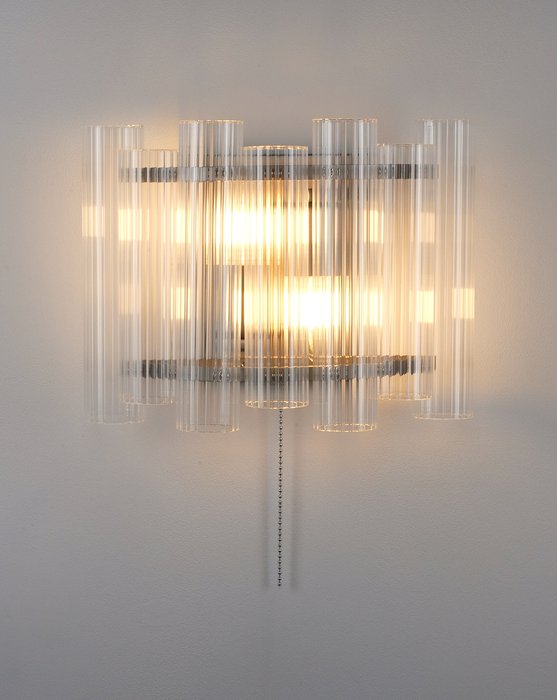 Бра  Monte V10778-2W прозрачно-серого цвета - купить Бра и настенные светильники по цене 5990.0