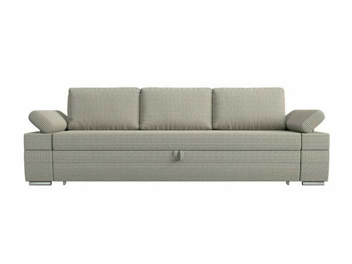Прямой диван-кровать Канкун серо-бежевого цвета - купить Прямые диваны по цене 60999.0