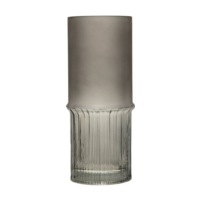 Декоративная ваза L из комбинированного стекла серого цвета - купить Вазы  по цене 1444.0