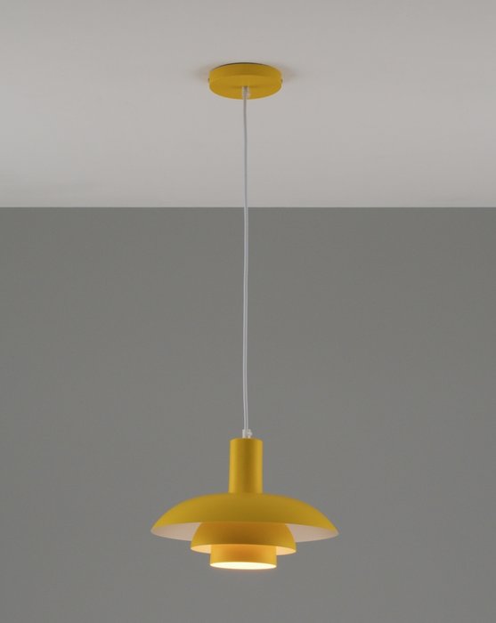 Подвесной светильник Pescara желтого цвета - купить Подвесные светильники по цене 8190.0