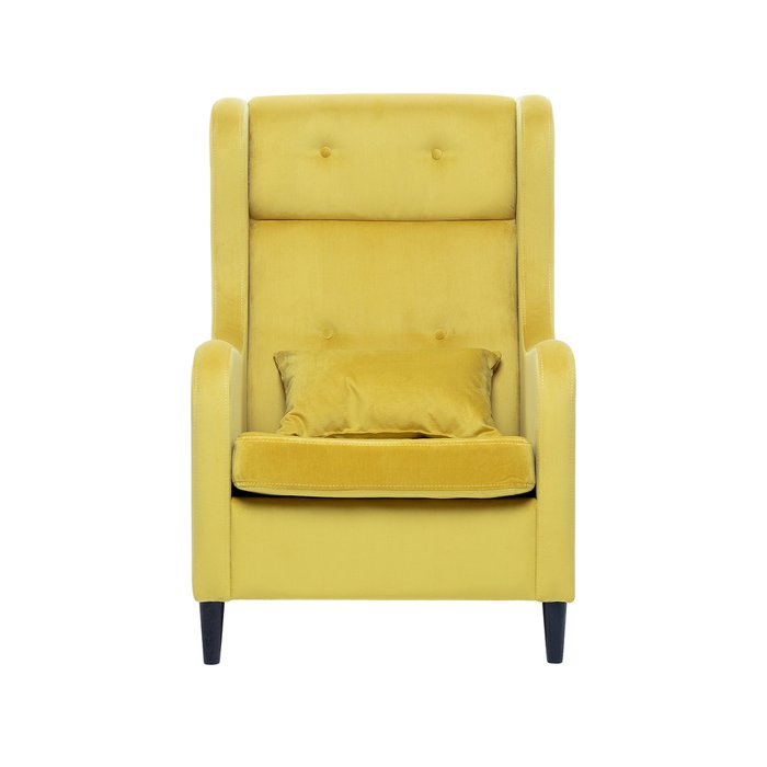 Кресло Галант желтого цвета  - купить Интерьерные кресла по цене 22999.0