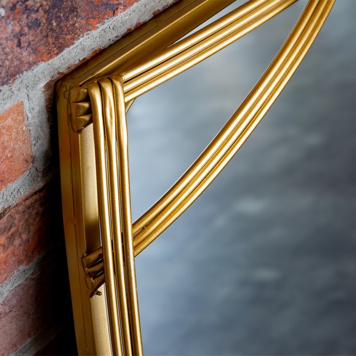 Зеркало настенное Анри золотого цвета - купить Настенные зеркала по цене 18500.0