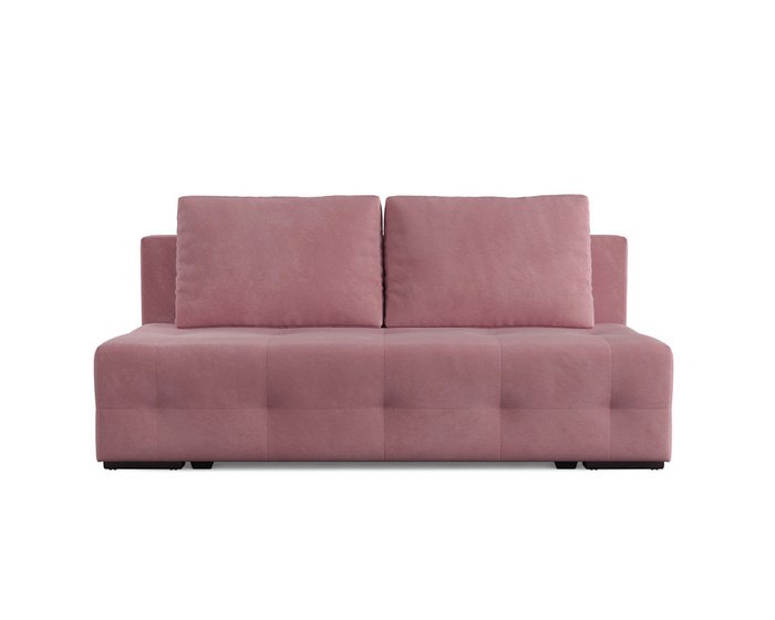 Диван-кровать Марсель 1 в обивке из велюра пудрового цвета - купить Прямые диваны по цене 31990.0