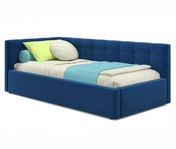 Кровать Bonna 90х200 светло-синего цвета