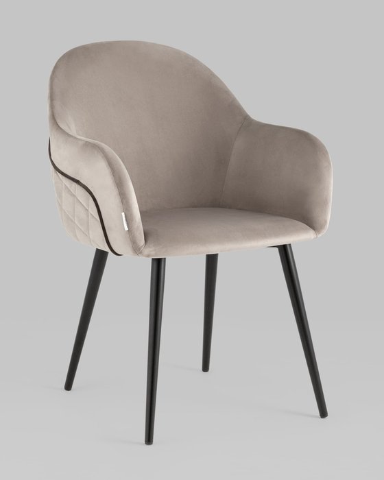 Стул Новел бежевого цвета - купить Обеденные стулья по цене 8990.0