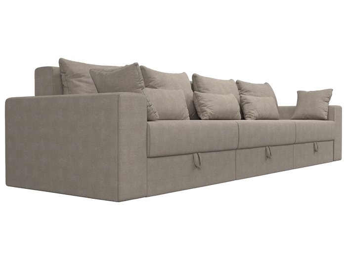 Прямой диван-кровать Мэдисон Long бежевого цвета - лучшие Прямые диваны в INMYROOM