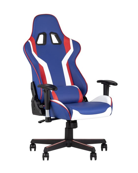 Кресло игровое синего цвета