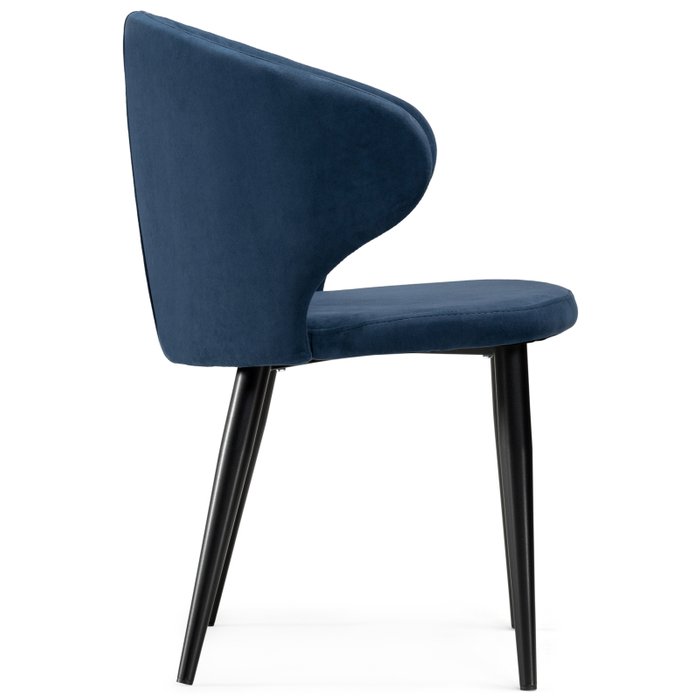 Стул Алсисар темно-синего цвета - лучшие Обеденные стулья в INMYROOM