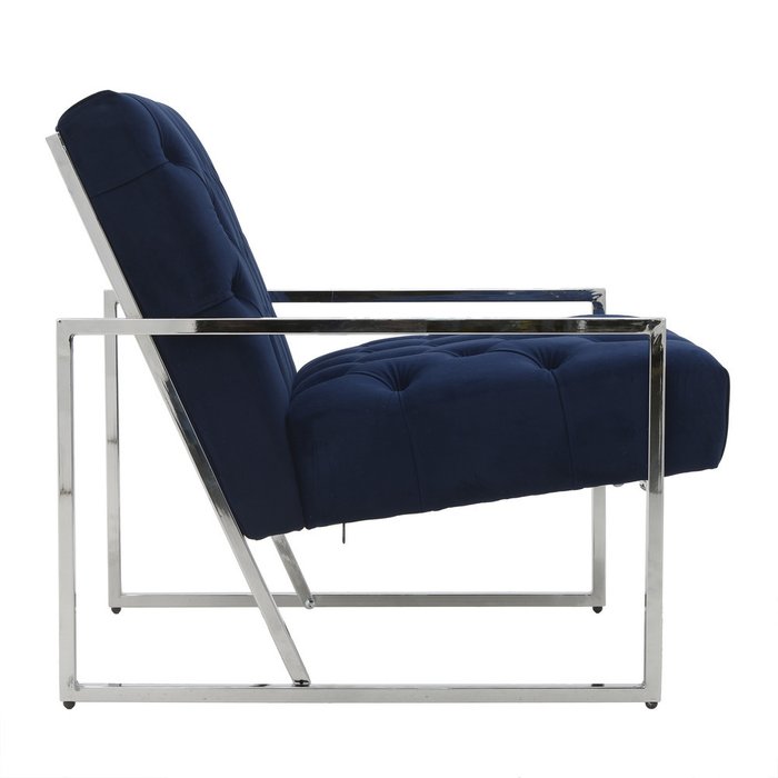 Кресло-банкетка синего цвета - лучшие Интерьерные кресла в INMYROOM