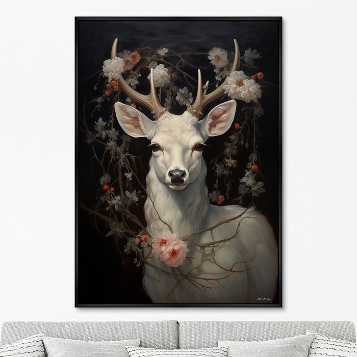Репродукция картины Magic Deer, No 2, 2024г. - купить Картины по цене 24999.0