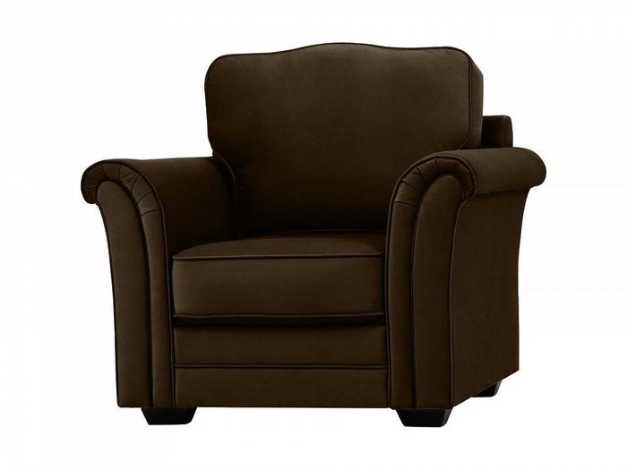 Кресло Sydney темно-коричневого цвета - купить Интерьерные кресла по цене 51390.0