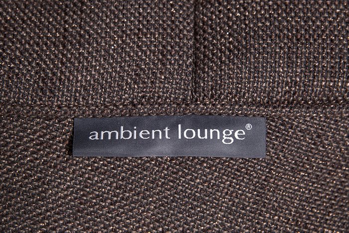 Бескаркасный диван-бин бег Ambient Lounge Twin Couch™ - Hot Chocolate (шоколадный, коричневый цвет) - лучшие Бескаркасная мебель в INMYROOM