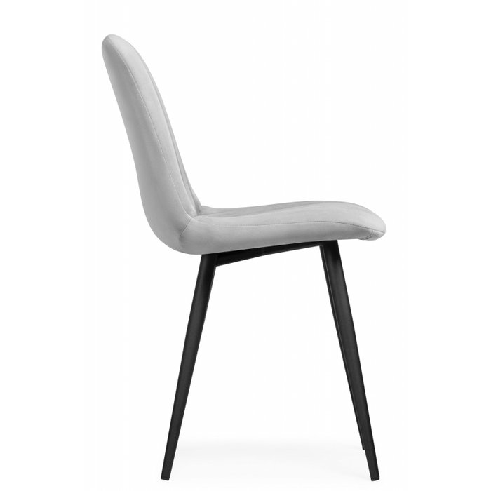 Обеденный стул Дани светло-серого цвета - лучшие Обеденные стулья в INMYROOM