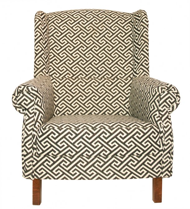 Кресло Лабиринт Версаче черно-бежевого цвета - лучшие Интерьерные кресла в INMYROOM