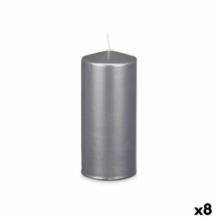 Декоративные свечиВуаль Acorde 92547 Серебристый 9 x 20 x 9 cm (8 штук)