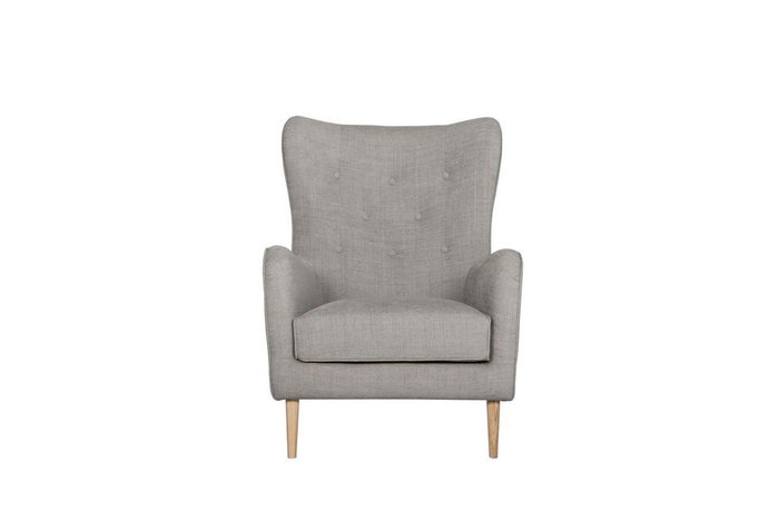 Кресло Pola светло-серого цвета - купить Интерьерные кресла по цене 92550.0