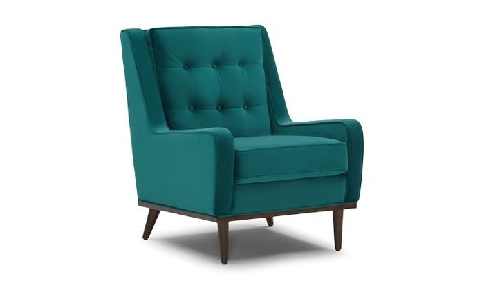 Кресло сине-зеленого цвета