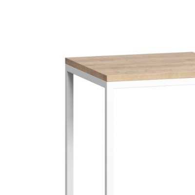 Стол письменный Мальборк Кросс цвета Дуб Сонома с белым основанием - купить Письменные столы по цене 10190.0