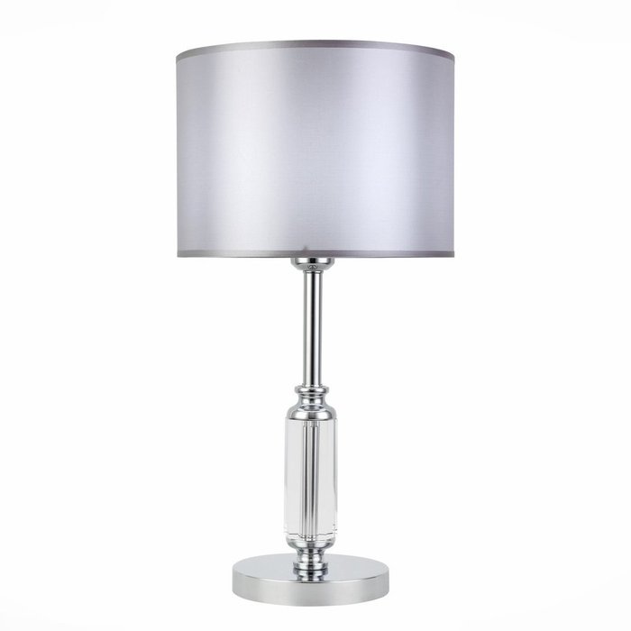 Прикроватная лампа Хром/Светло-серый E14 1*40W SNERE