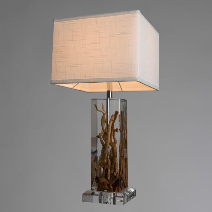 Настольная Лампа Selva с белым абажуром - купить Настольные лампы по цене 19460.0