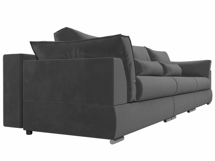 Прямой диван-кровать Пекин Long серого цвета - лучшие Прямые диваны в INMYROOM