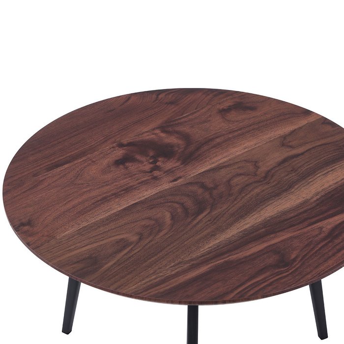 Набор из двух кофейных столиков Duo коричневого цвета - лучшие Кофейные столики в INMYROOM